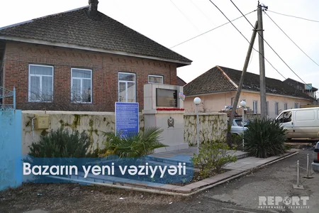 Lənkəranda generalın abidəsinin ətrafındakı bazar yığışdırılıb
