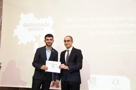 Qarabağın ekoloji qiymətləndirilməsi layihəsinin yekun tədbiri keçirilib