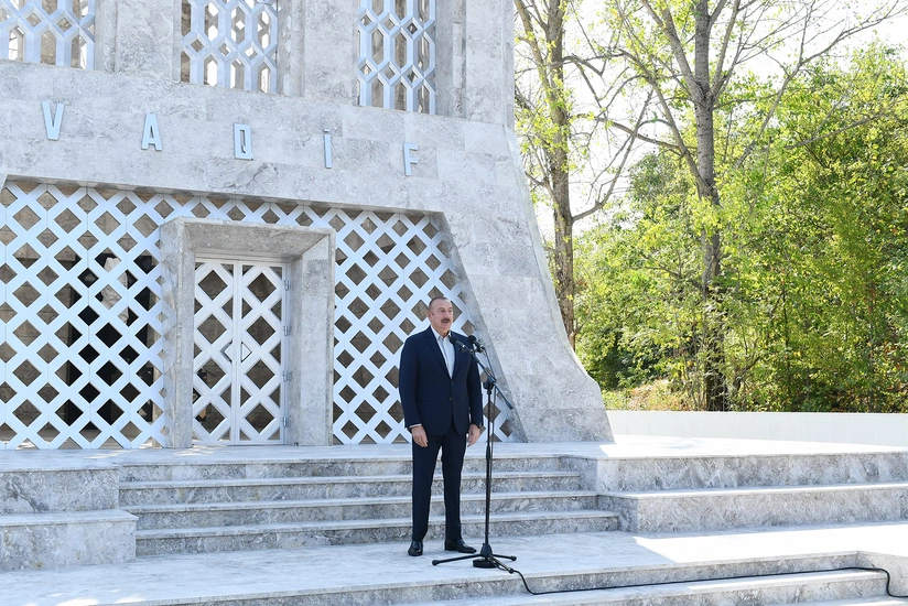 President Ilham Aliyev and First Lady Mehriban Aliyeva attend opening of Vagif Poetry Days in Shusha