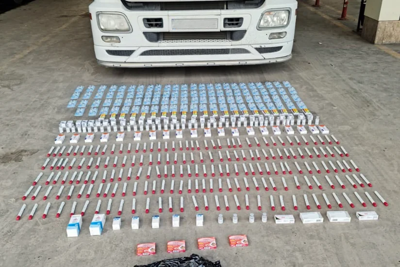 Gömrükçülər nəqliyyat vasitəsində dərman preparatları aşkarlayıb