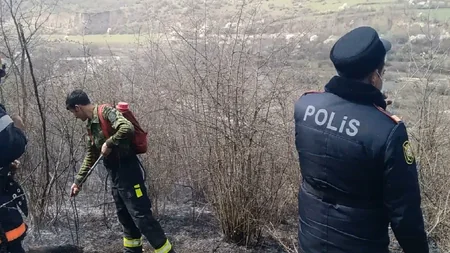 Qubada yanğın törədən şəxs saxlanıldı