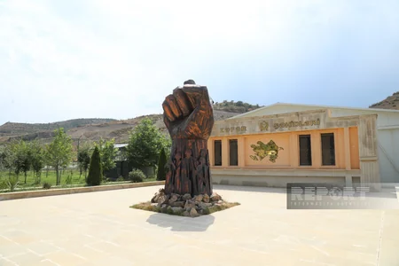 In safe hands: Azerbaijani soldiers guard the heights of Lachin