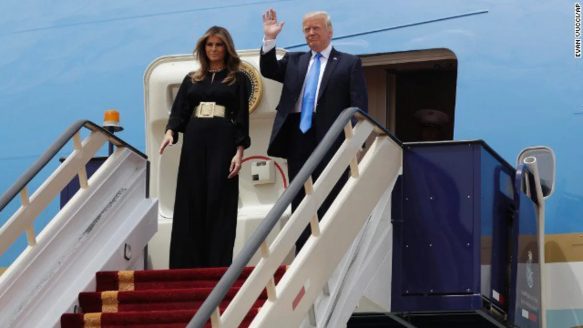 Tramp Səudiyyə Ərəbistanına ilk rəsmi səfərə gedib