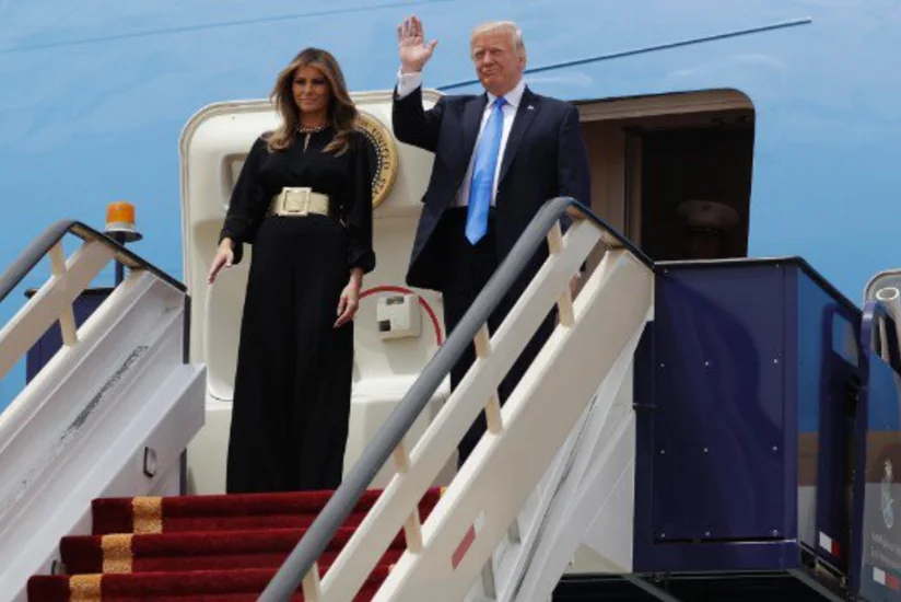 Tramp Səudiyyə Ərəbistanına ilk rəsmi səfərə gedib