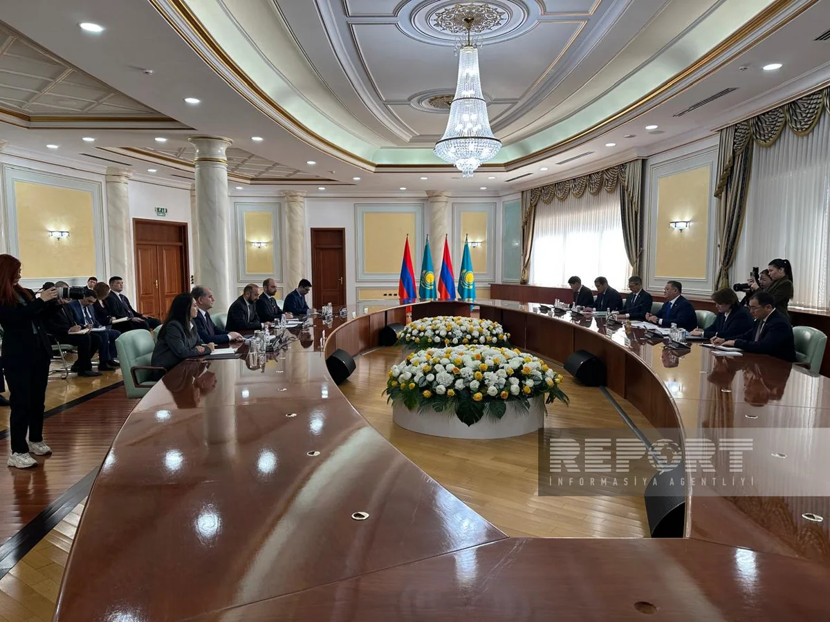 Ermənistan XİN başçısı Qazaxıstanda səfərdədir