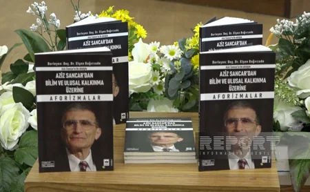 Naxçıvan Universitetində Nobel mükafatçısı Əziz Səncərlə onlayn görüş keçirilib