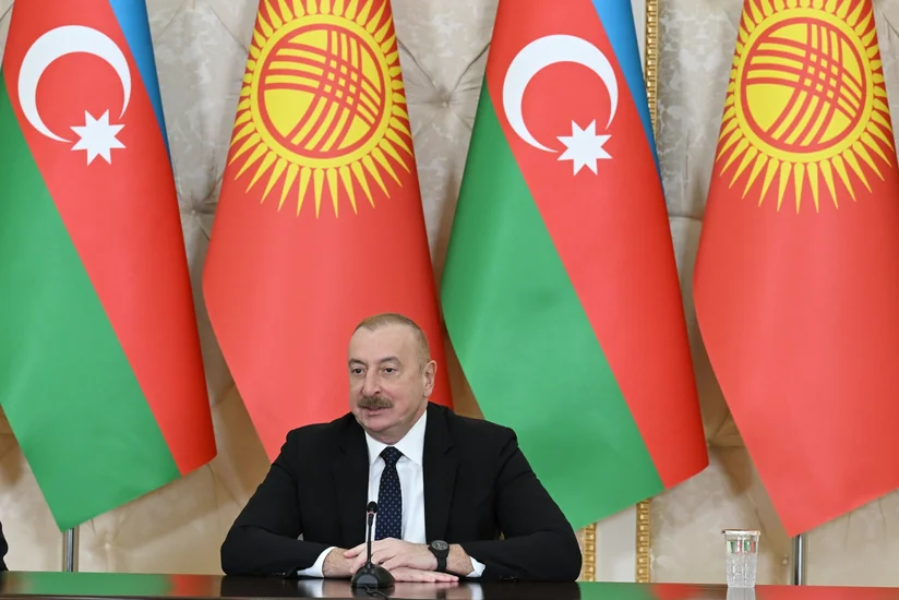 President Ilham Aliyev thanks Kyrgyzstan for its support for restoration of liberated territories