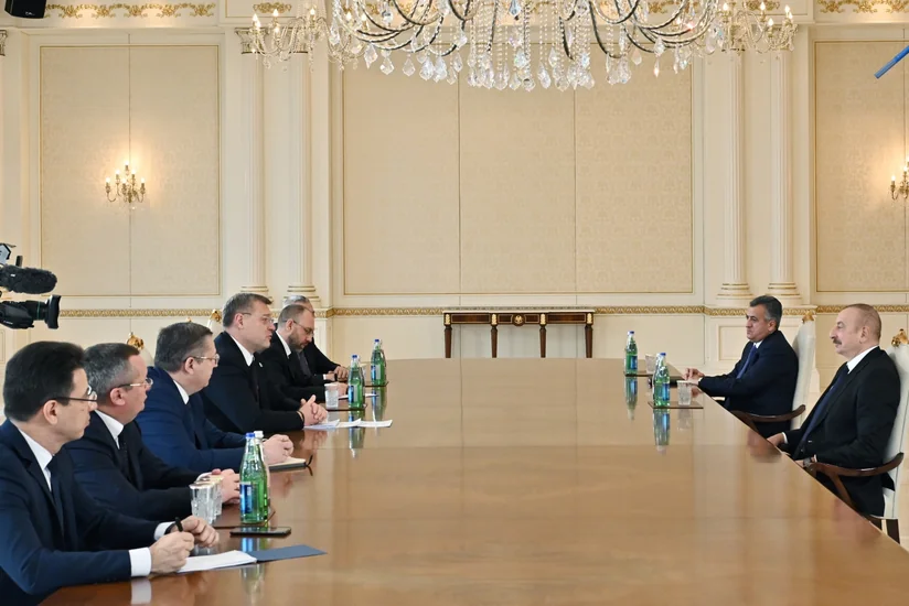 Prezident İlham Əliyev Həştərxan vilayətinin qubernatorunu qəbul edib - YENİLƏNİB