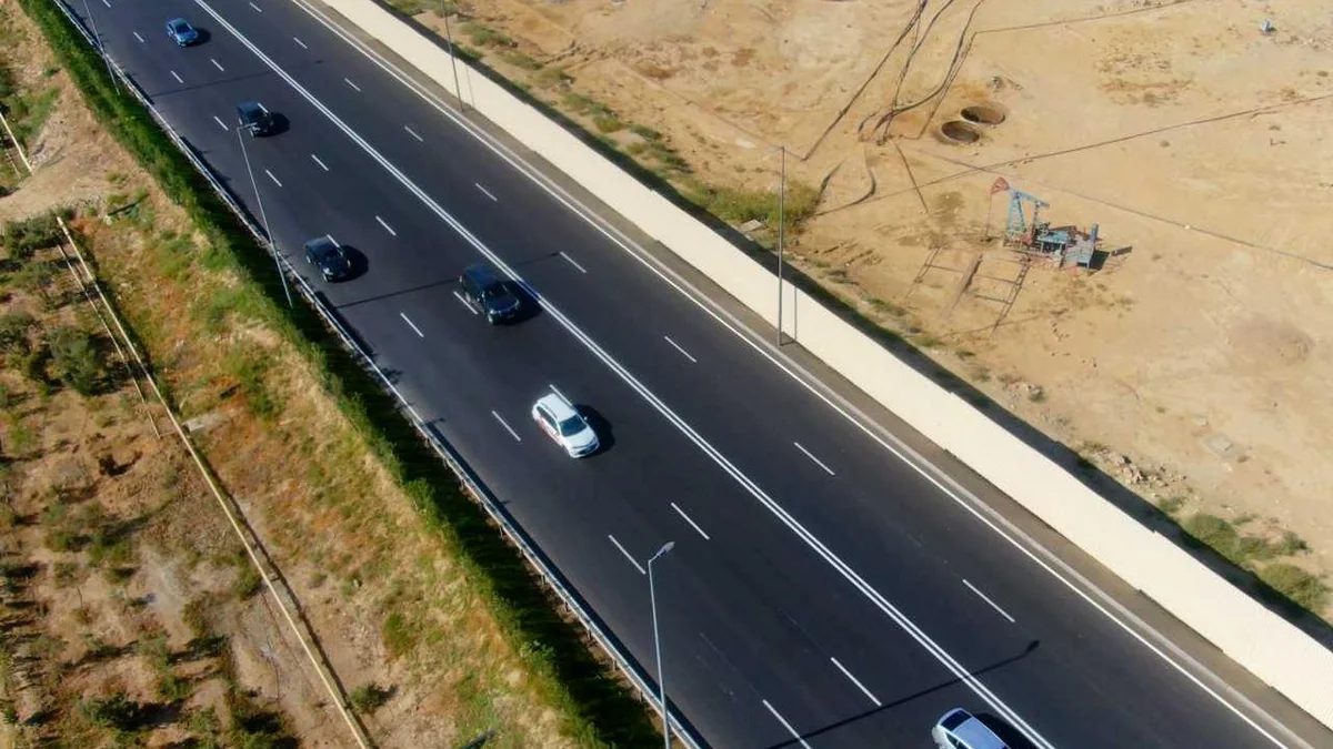 Salyan şosesində aparılan təmir işləri yekunlaşıb