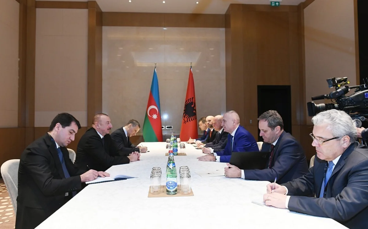 Azərbaycan və Albaniya prezidentlərinin görüşü olub