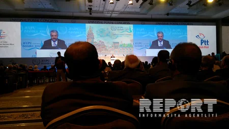 İstanbulda XXVI Ümumdünya Poçt Konqresi işə başlayıb - FOTO