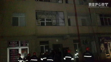 Bakıda 16 mərtəbəli binada yanğın olub, 10 nəfər tüstüdən zəhərlənib - FOTO - YENİLƏNİB