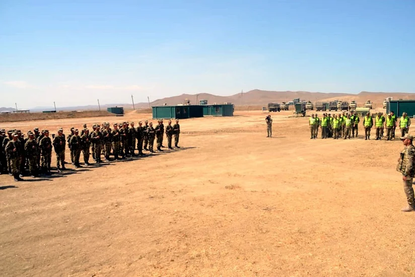 Bakıda NATO-nun Əməliyyat İmkanları Konsepsiyası çərçivəsində Azərbaycan ordusunun kəşfiyyat bölüyünün təlimi başlayıb - VİDEO