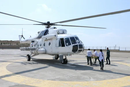 Laçında avtoqəza olub, yaralılar helikopterlə Bakıya gətirilib