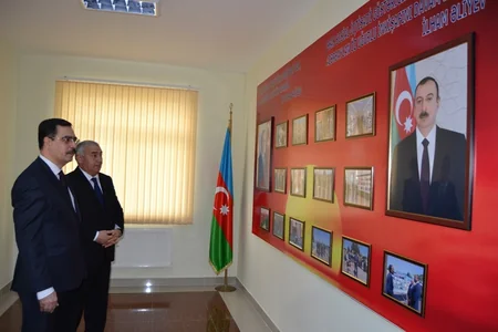 Füzuli rayon Statistika İdarəsinin yeni binasının açılışı olub