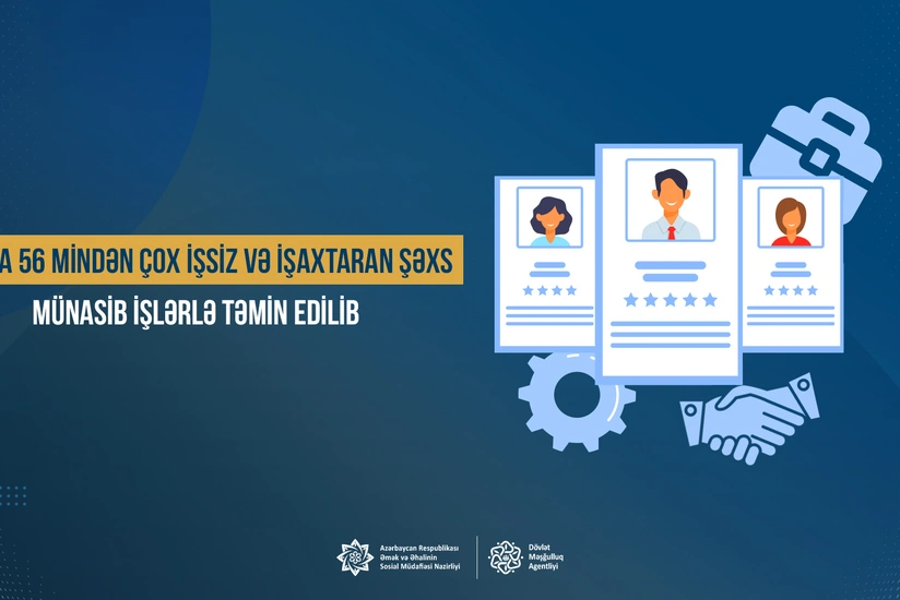 Bu il 56 mindən çox işsiz işlə təmin olunub