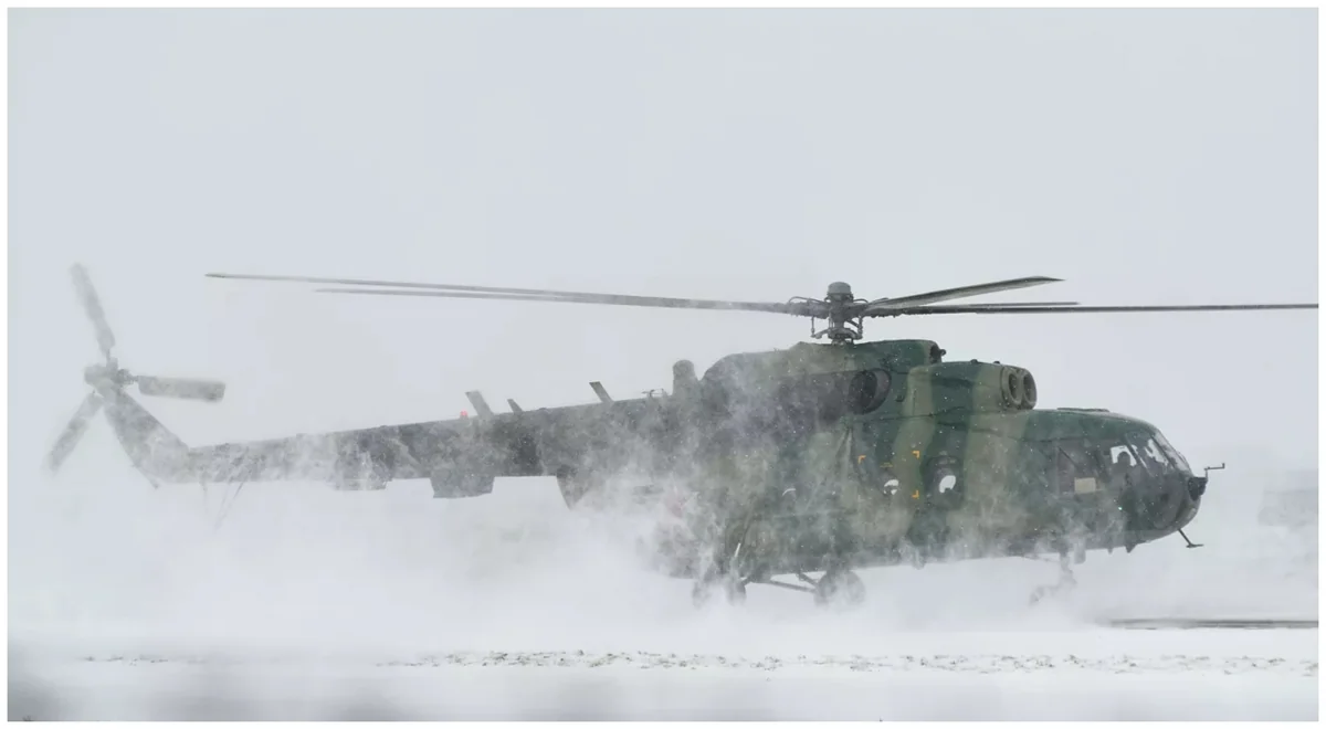 Helicopter with 19 people on board crash lands in Russia