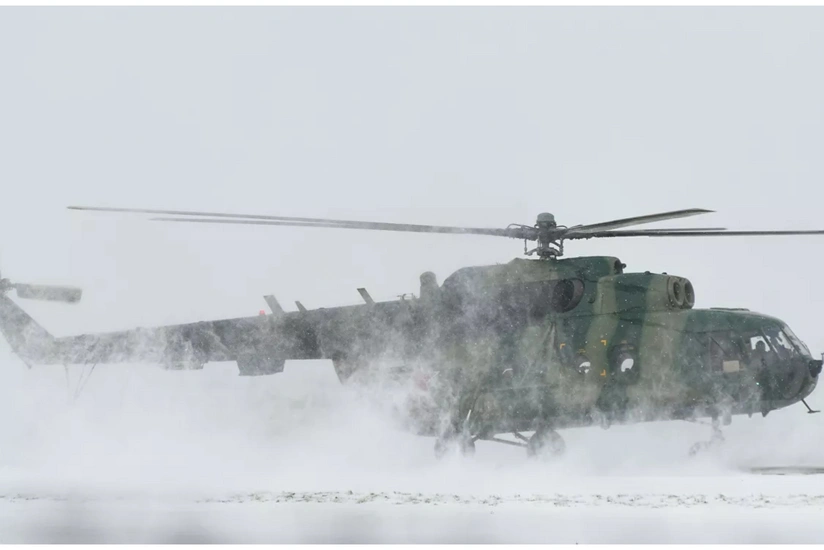 Helicopter with 19 people on board crash lands in Russia