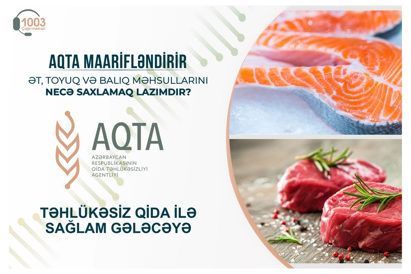 Ət, toyuq və balıq məhsullarını necə saxlamalı?