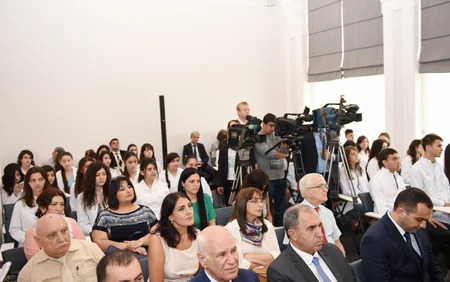 ​Mehriban Əliyeva I Moskva Dövlət Tibb Universitetinin Bakı filialının açılış mərasimində iştirak edib