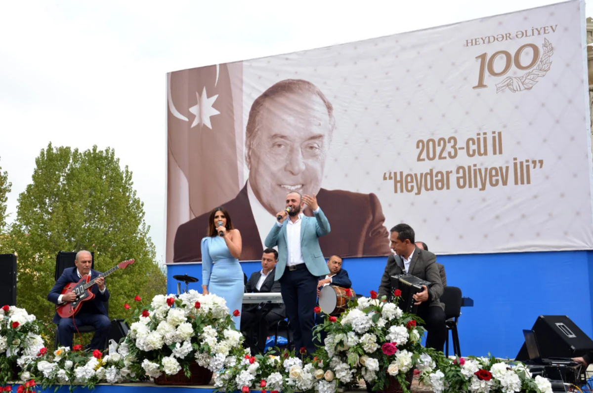 Tovuz və Daşkəsəndə Heydər Əliyevin 100 illik yubileyinə həsr olunmuş konsert keçirilib 