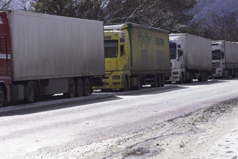 Дорога через Верхний Ларс полностью заблокирована