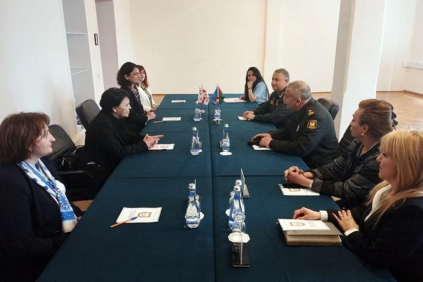 Hərbi Akademiyada təhsil üzrə ekspertlərin işçi görüşü keçirilib