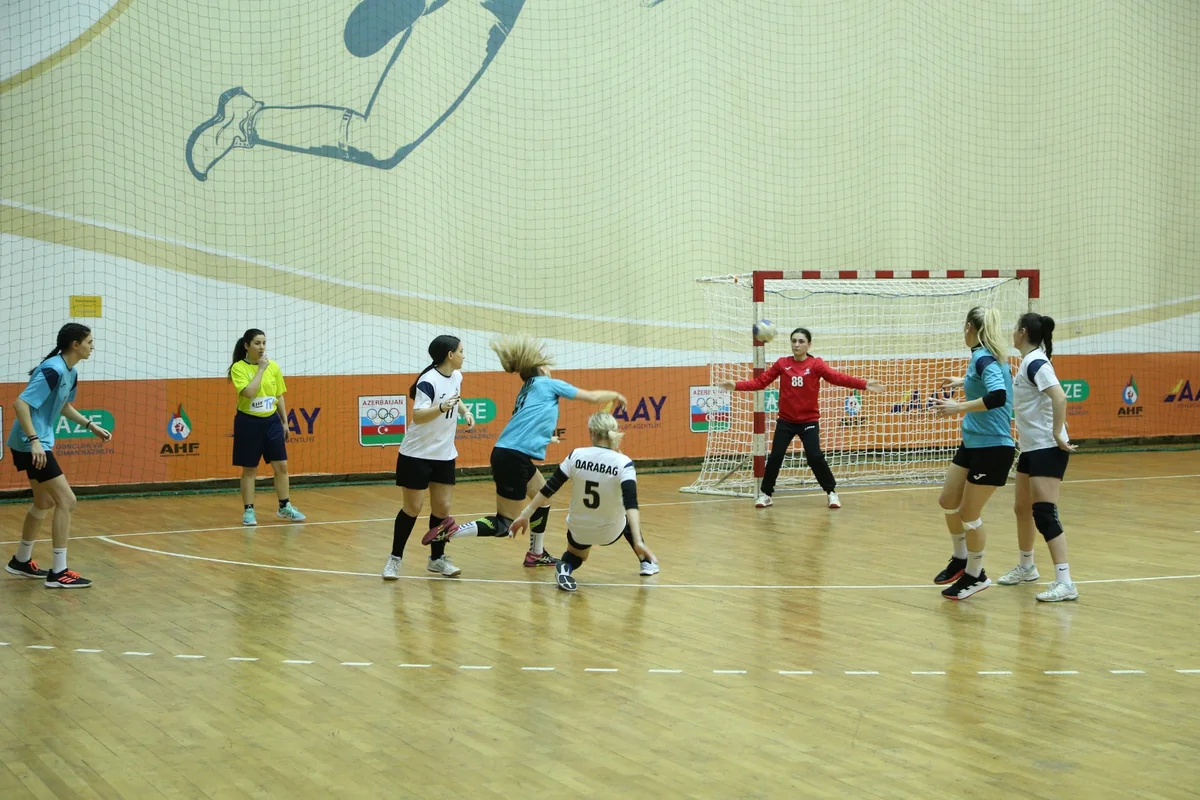 Həndbol üzrə Azərbaycan çempionatlarında növbəti oyunlar keçirilib