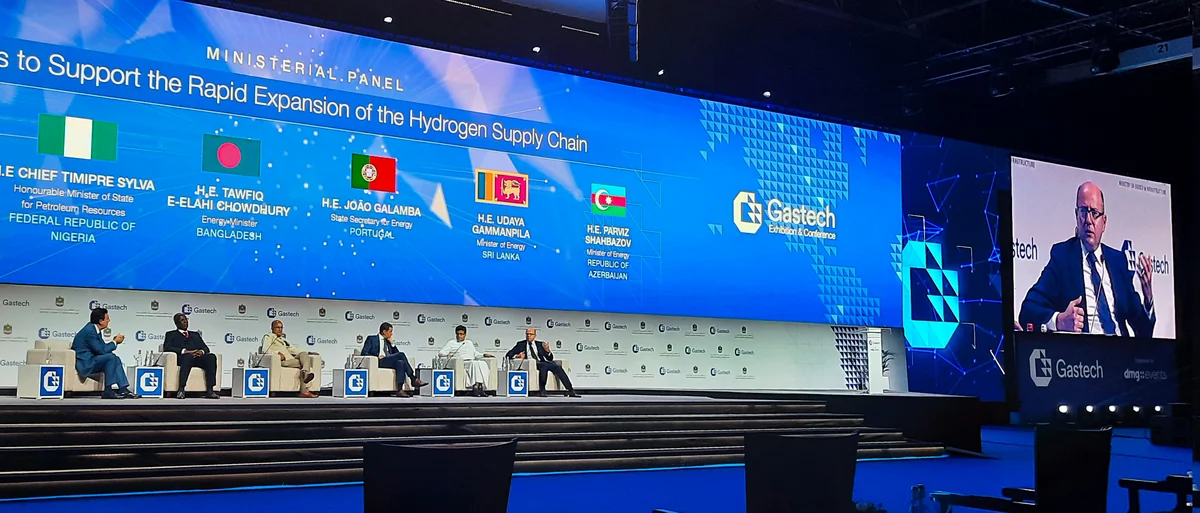 Azerbaijani energy minister attends Gastech 2021 in Dubai
