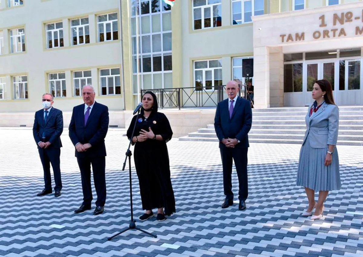 Sumqayıtda yeni məktəb istifadəyə verilib
