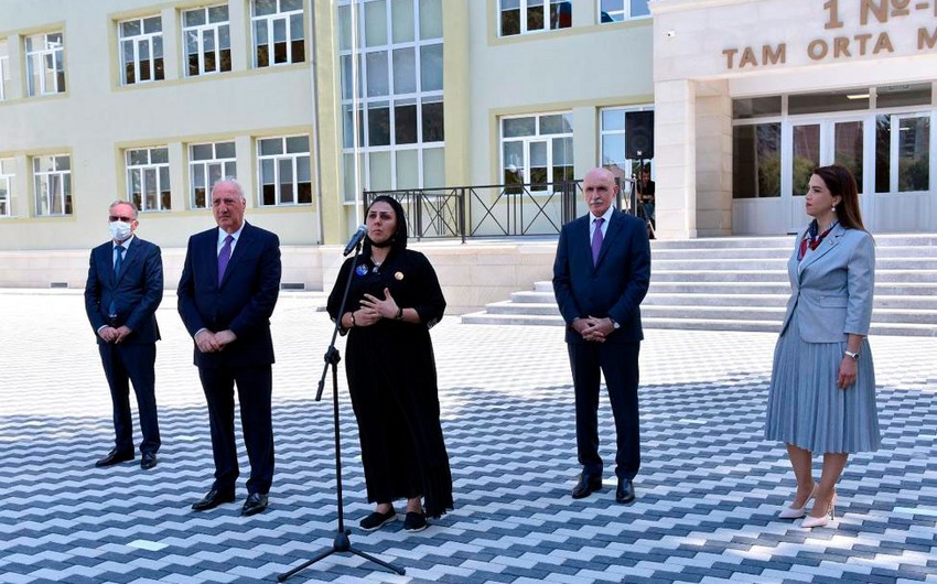 Sumqayıtda yeni məktəb istifadəyə verilib