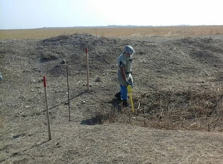 Ağdam və Tərtərdə partlamış hərbi sursatların qalıqları aşkarlanıb