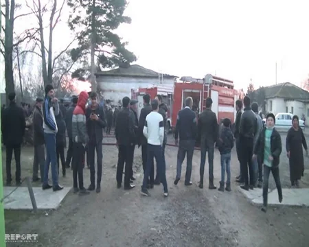 Bərdədə məktəb binasında yanğın olub - FOTO
