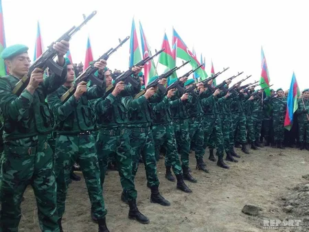 Azərbaycanın şəhid sərhədçisi dəfn edilib - FOTO - VİDEO - YENİLƏNİB