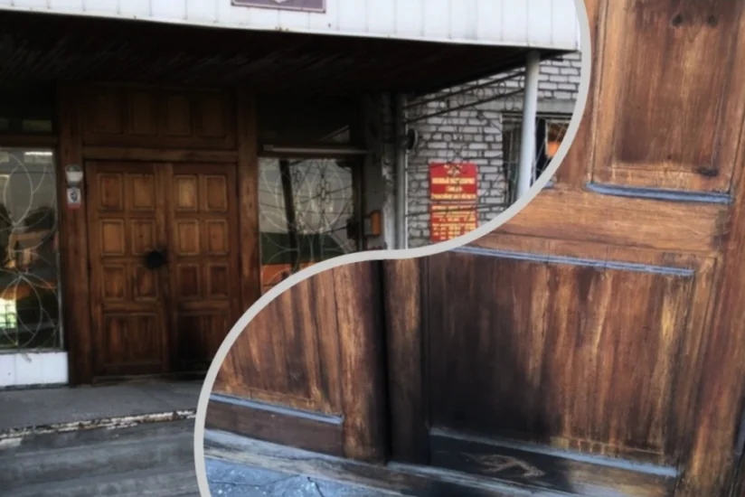 Military commissariat set on fire in Russia