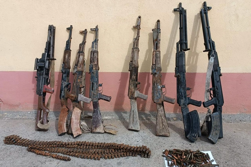 Cəbrayılda silah-sursat aşkarlanıb