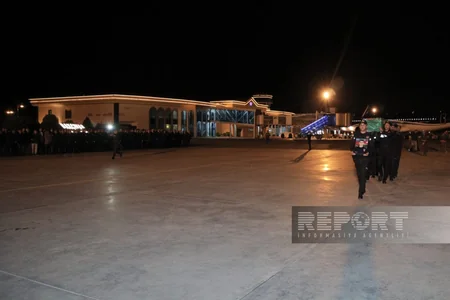 Yol qəzasında həlak olan polis serjantı Ələsgər Əsgərovun cənazəsi Naxçıvana gətirilib