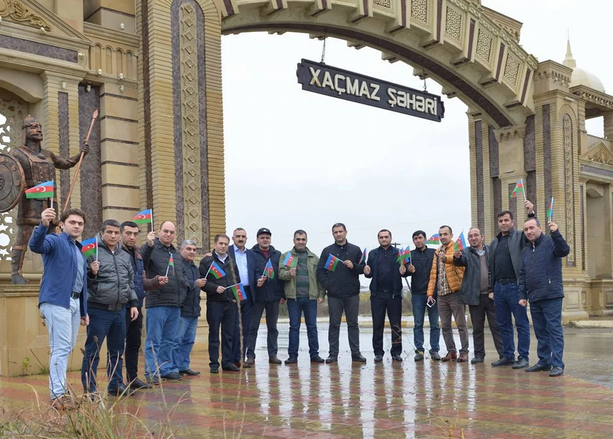 Parlament jurnalistləri Şimal bölgəsində bayraq aksiyası keçiriblər