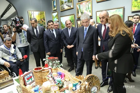 ​Bakıda Əlilliyi olan şəxslərin IX Ümumrespublika Yaradıcılıq Sərgi-müsabiqəsi keçirilir - FOTO