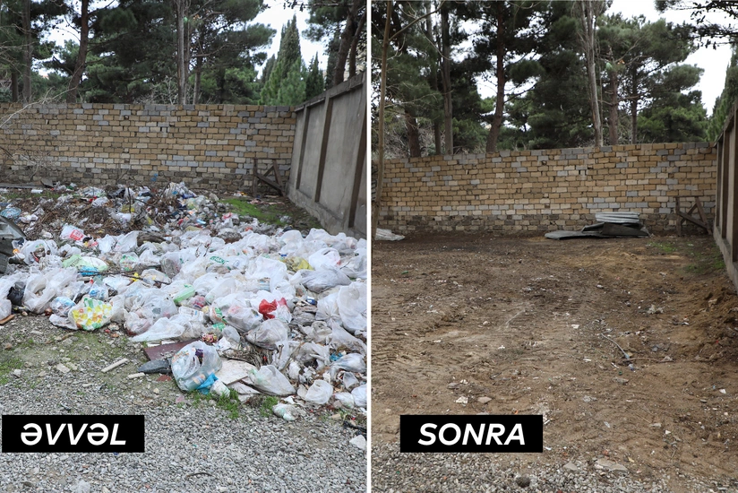“Report”un süjeti problemin həllinə yardım etdi: zibillik tam yığışdırıldı