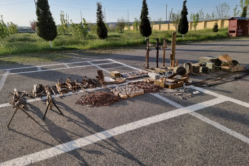 Numerous weapons and ammunition found in Fuzuli district 