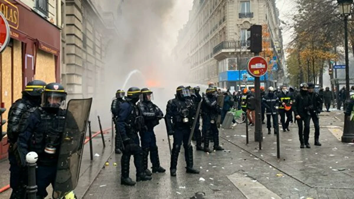 Пять человек пострадали в ходе протестов в Тулузе