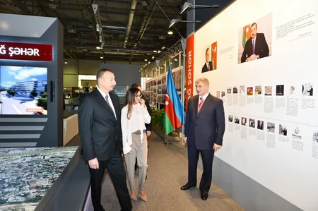 President Ilham Aliyev visits International Real Estate and Investment Exhibition