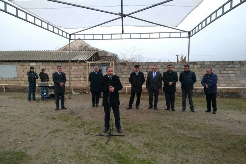 Şəkinin daha bir kəndinə qaz verilib