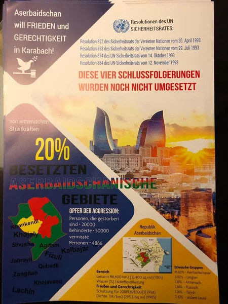 Azerbaijanis stage rally in Germany