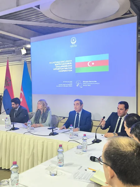 Serbiyada Xocalı soyqırımına həsr edilmiş dəyirmi masa təşkil olunub