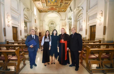 Mehriban Aliyeva attends inauguration of St.Sebastian catacombs in Vatican