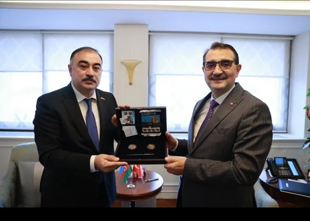 Azərbaycan səfiri Türkiyənin energetika naziri ilə görüşüb