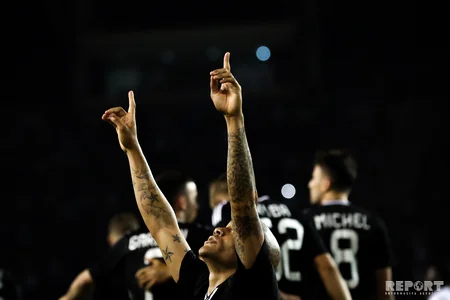 “Qarabağ” - “Samtredia” qarşılaşması maraqlı anlarla yadda qalıb - FOTOREPORTAJ