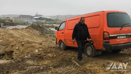 Восстановлена переправа через реку Пирсаатчай в Гаджигабуле